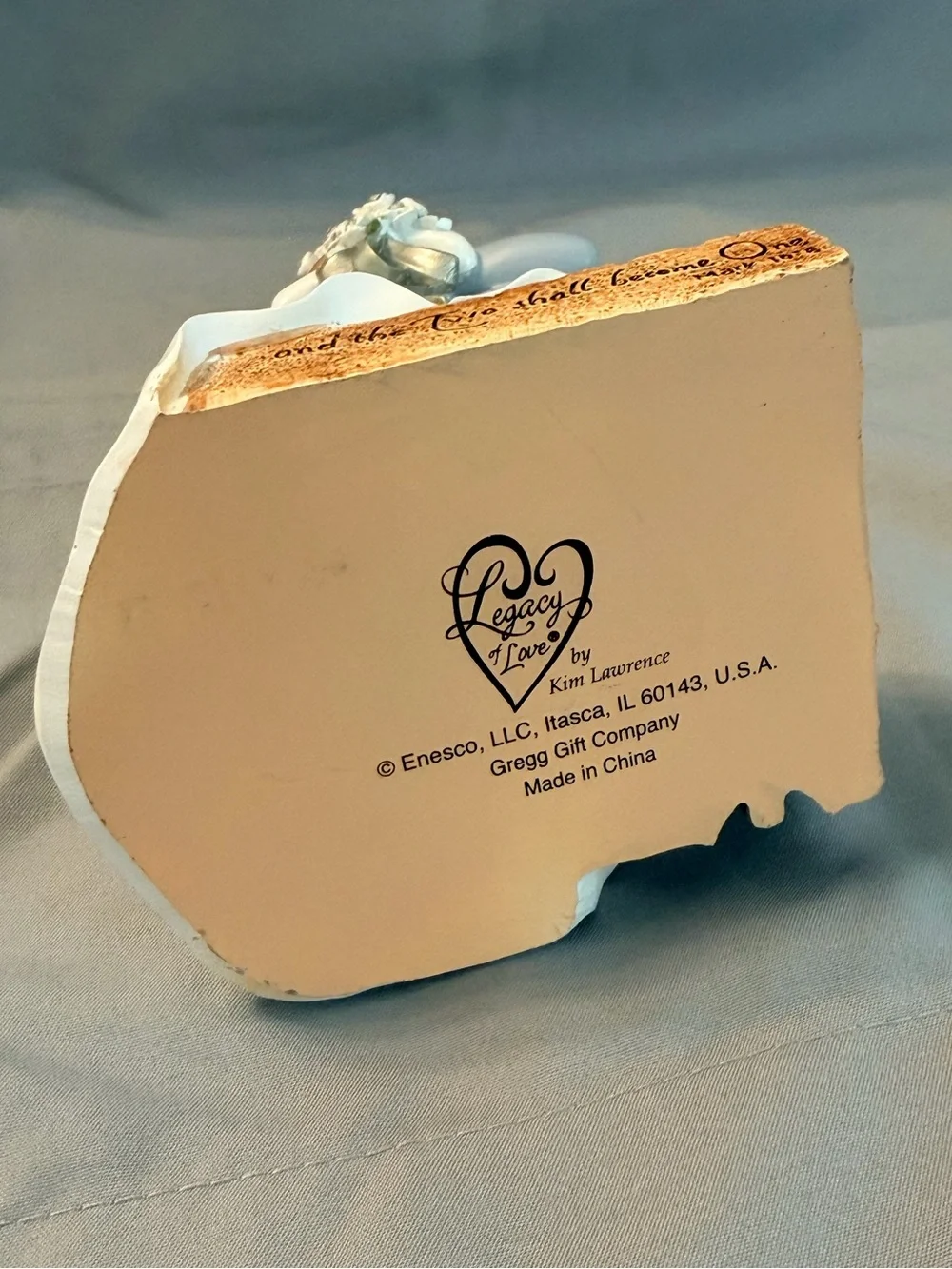 Enesco Legacy of Love Kim Lawrence Wedding Cake Topper Bride & Groom Table Decor